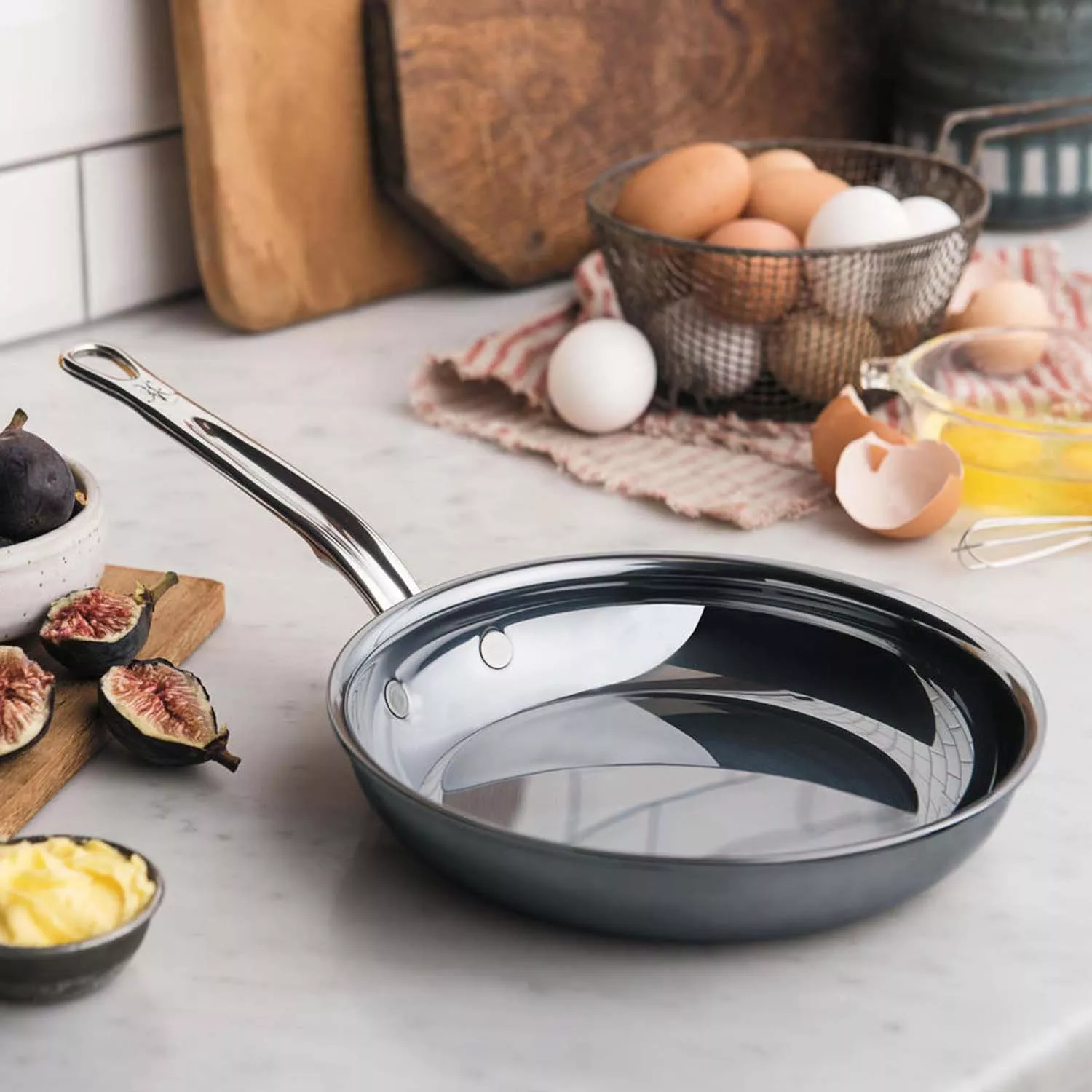 Hestan NanoBond Titanium Stainless Steel Skillets