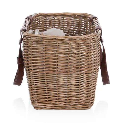 Terrabella Earth Friendly Handwoven Picnic Basket, Set for 2