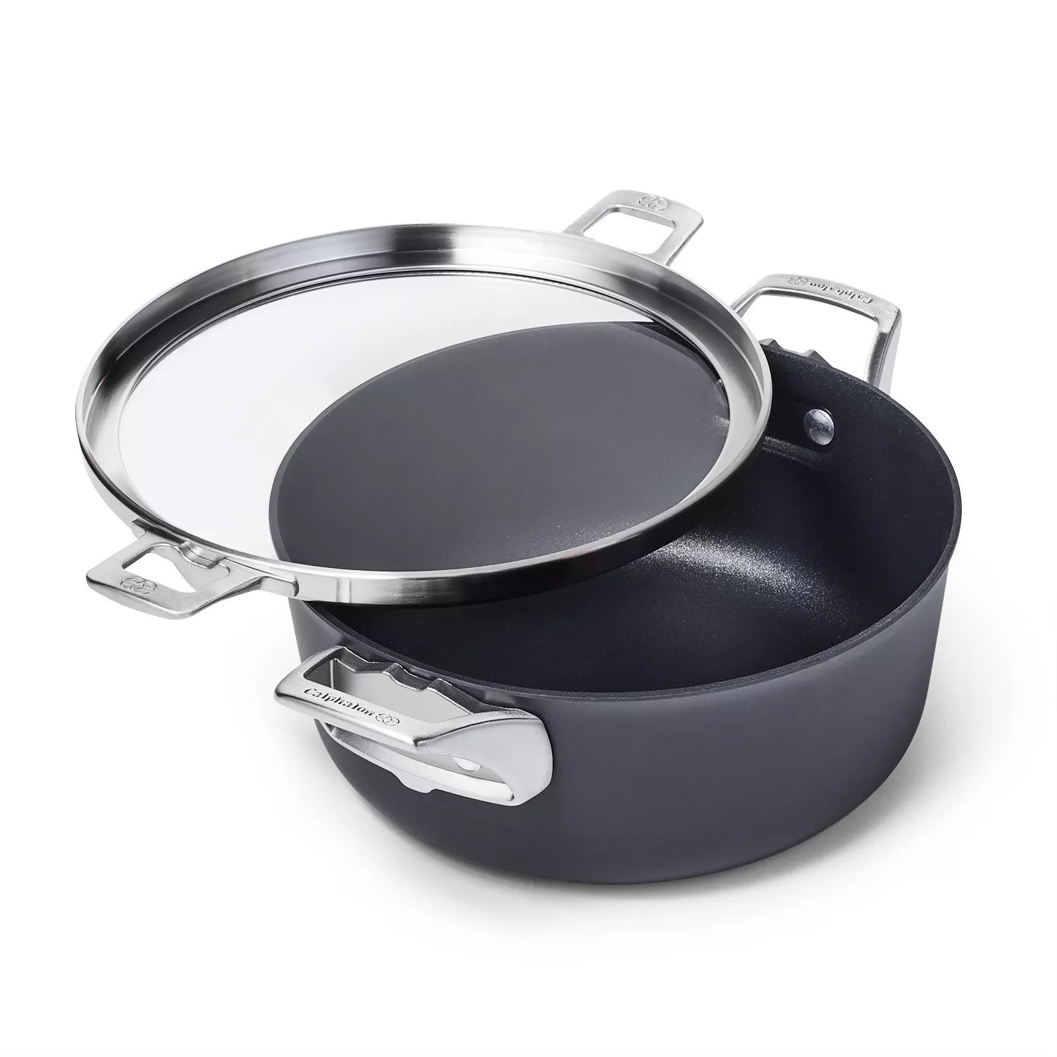 Calphalon Premier Space-Saving 10pc Hard-Anodized Nonstick