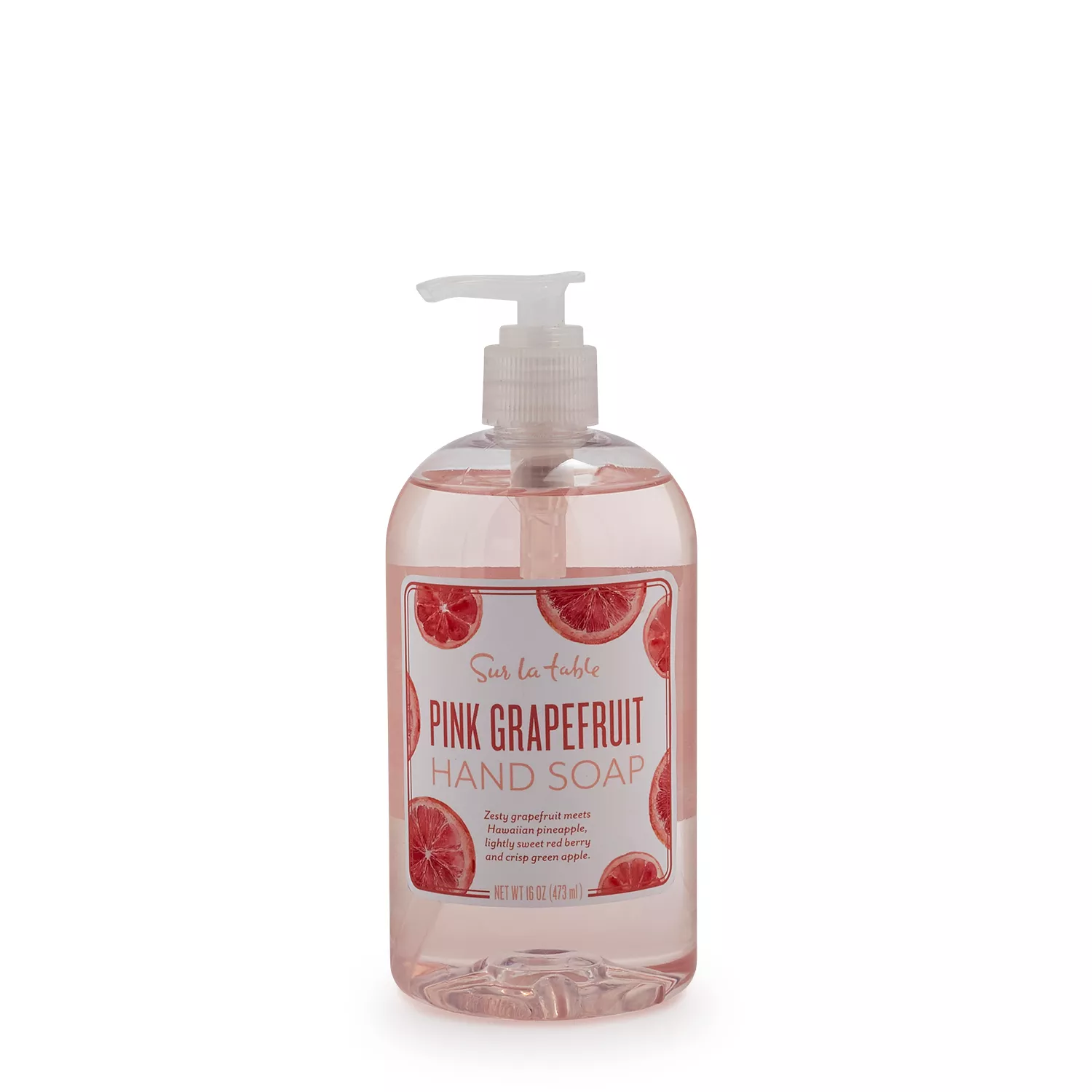 Sur La Table Pink Grapefruit Hand Soap, 16 oz.
