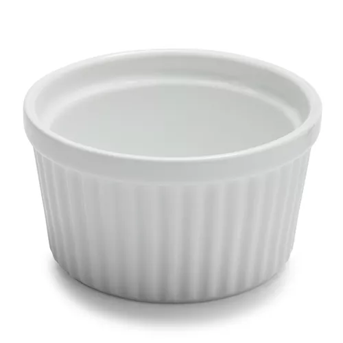 Sur La Table Porcelain Round Ramekin with Ribbed Side