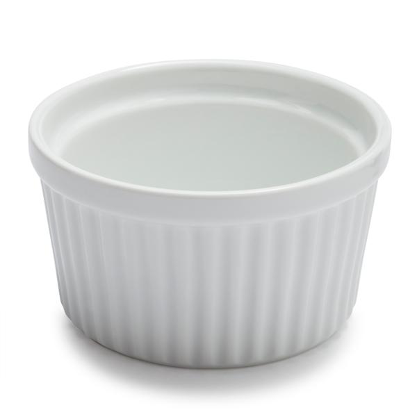 Sur La Table Porcelain Round Ramekin with Ribbed Side