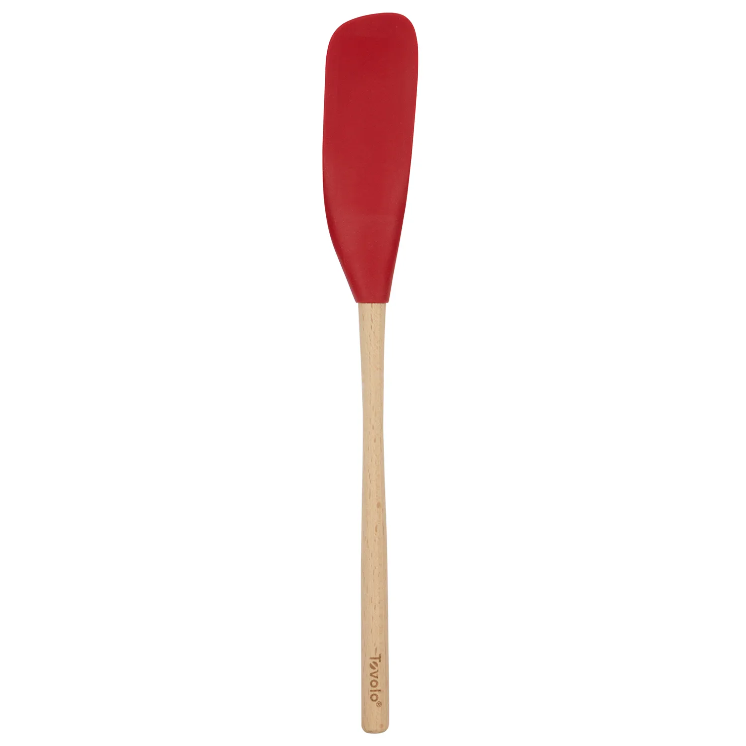 Tovolo Flex-Core Silicone Jar Scraper w/ Wood Handle