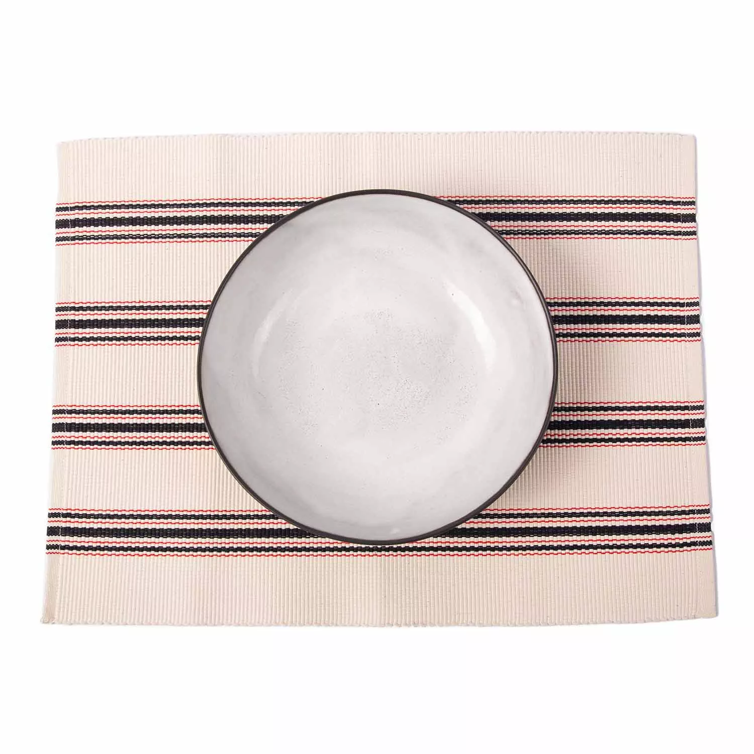 Siafu Mistari Placemats, Set of 4