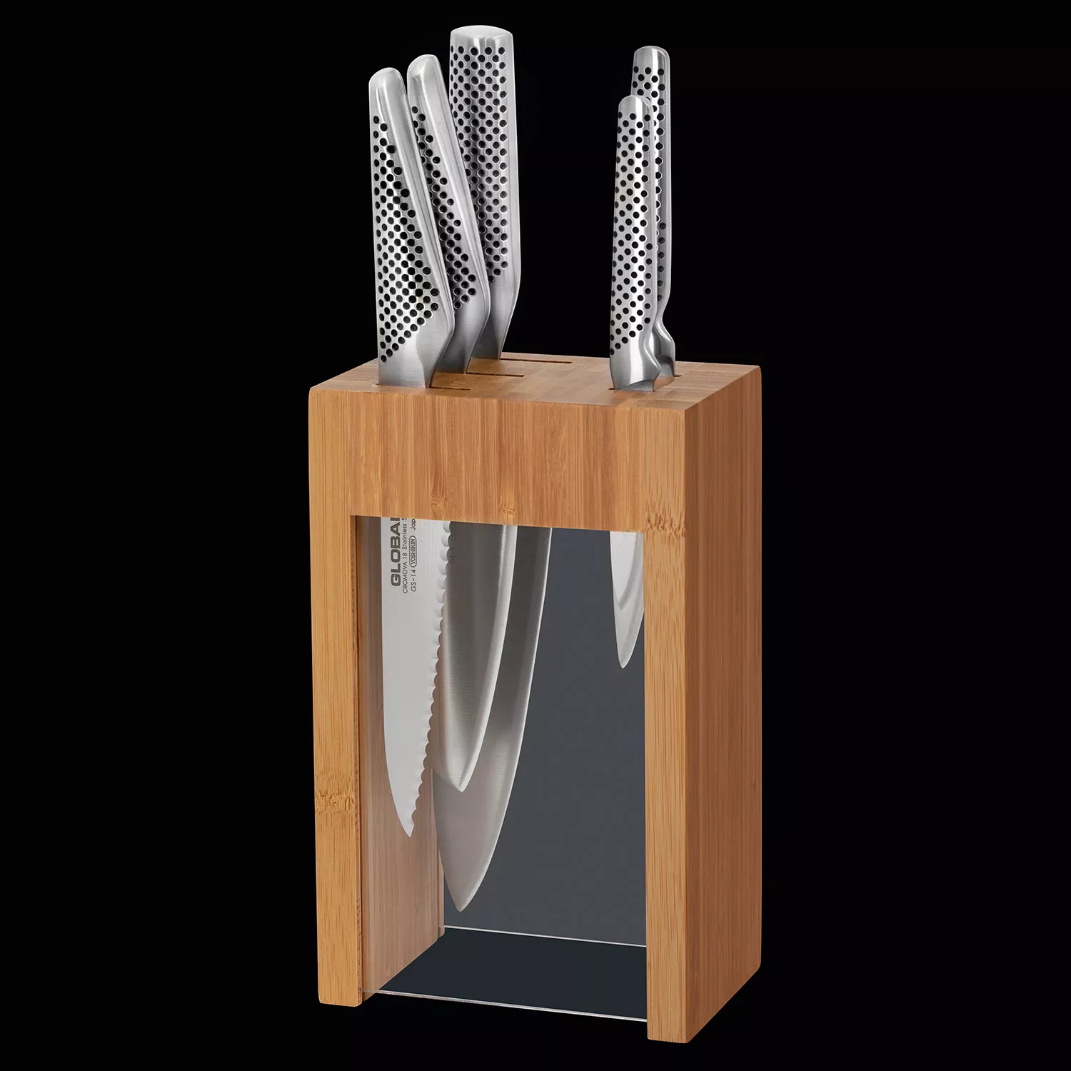 Global 7-Piece Ikasu Knife Block Set