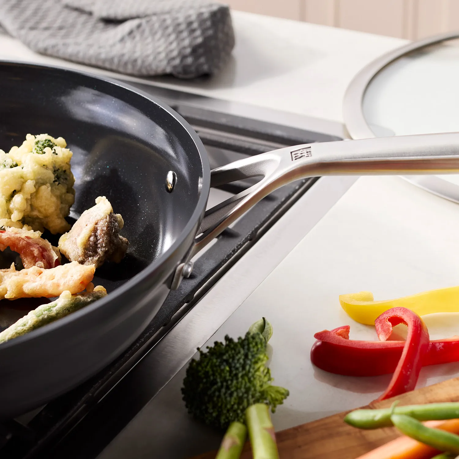 Zwilling Motion Hard-Anodized Ceramic Nonstick Sauté Pan, 5 qt.