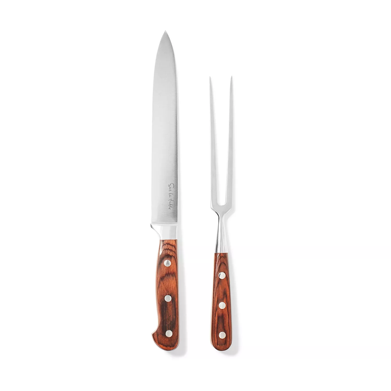 ZWILLING Porterhouse 2Pc Stainless Steel Carving Knife Set With