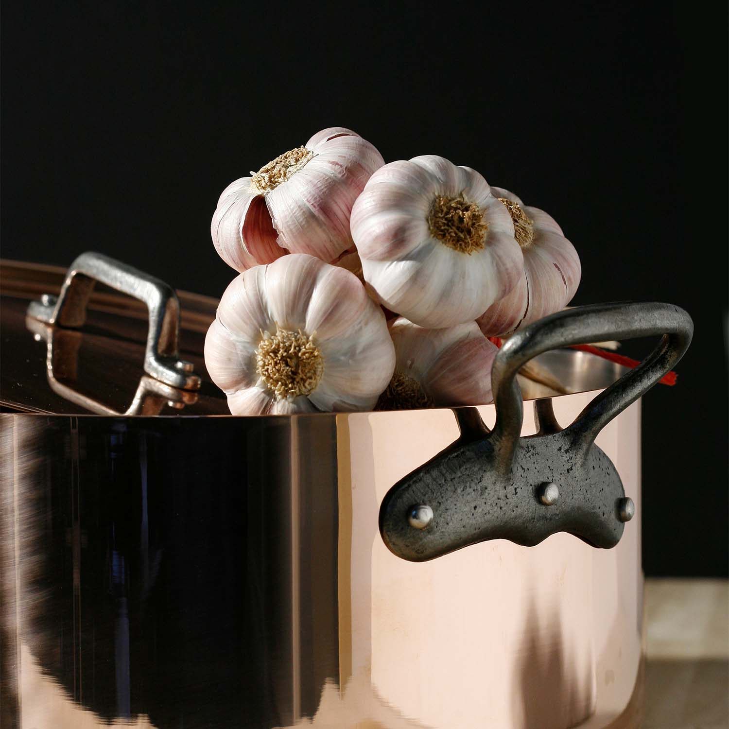 de Buyer Inocuivre Tradition Copper Stew Pan With Lid