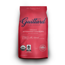 Guittard Organic Bittersweet Chocolate Baking Wafers, 74%