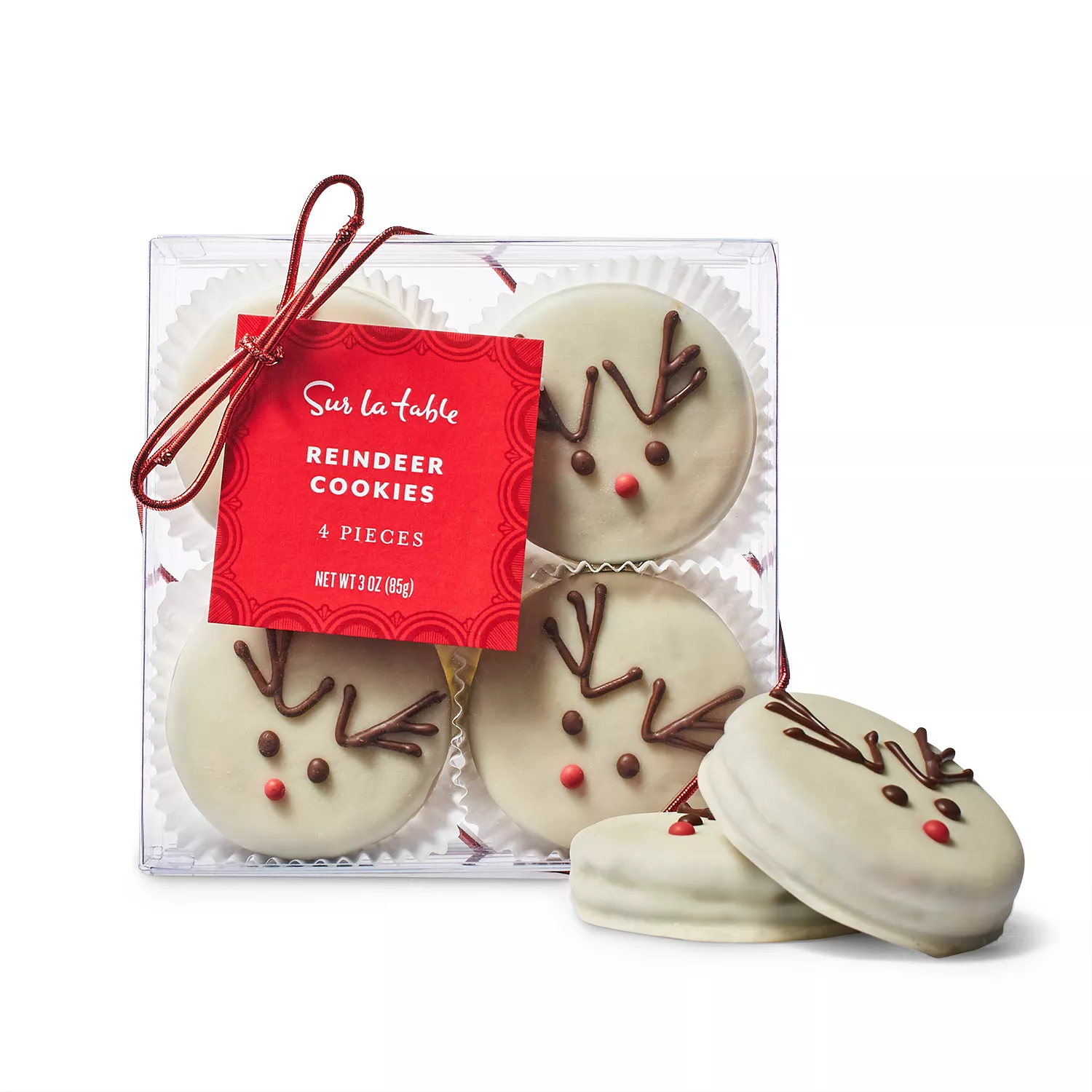 Nordic Ware Holiday Cookie Stamps. 4 Pc - tree, present, Santa