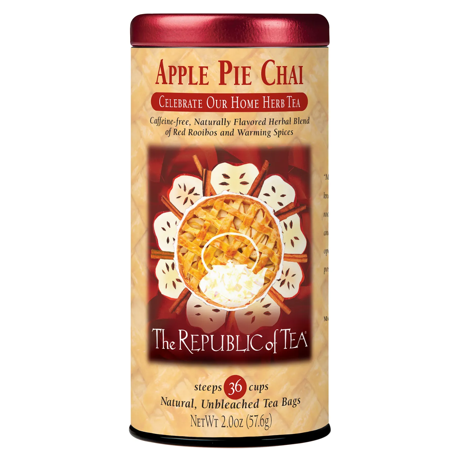 The Republic of Tea Apple Chai Herbal Tea