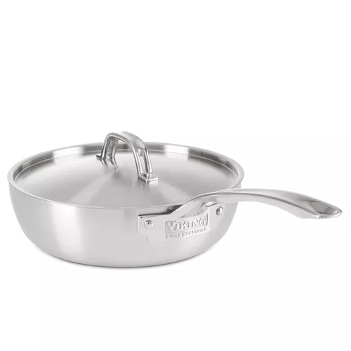 Viking Professional 5-Ply Stainless Steel Saucier, 3 qt.