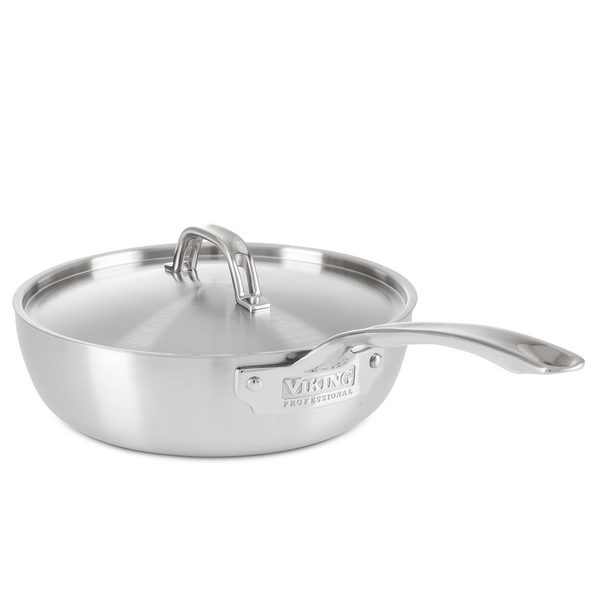 Viking Professional 5-Ply Stainless Steel Saucier, 3 qt.