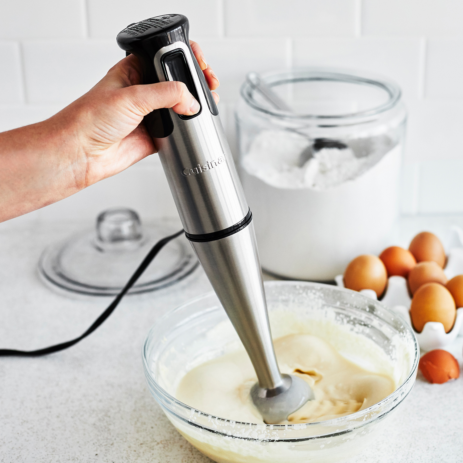 Cuisinart Smart Stick 2-Speed Red Immersion Blender with 3-Cup