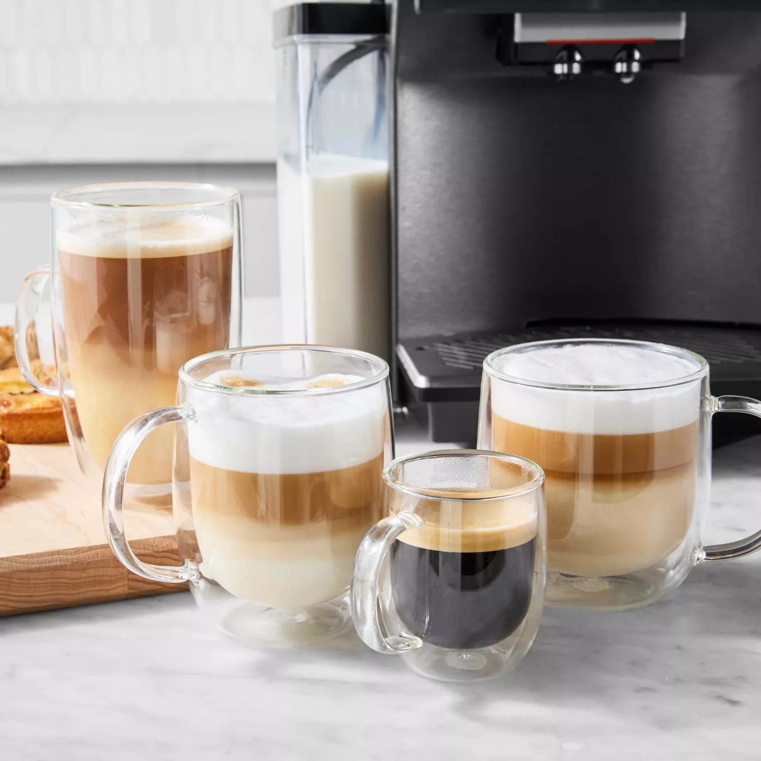 Bosch 800 Series Fully Automatic Espresso Machine in Black Stainless Steel