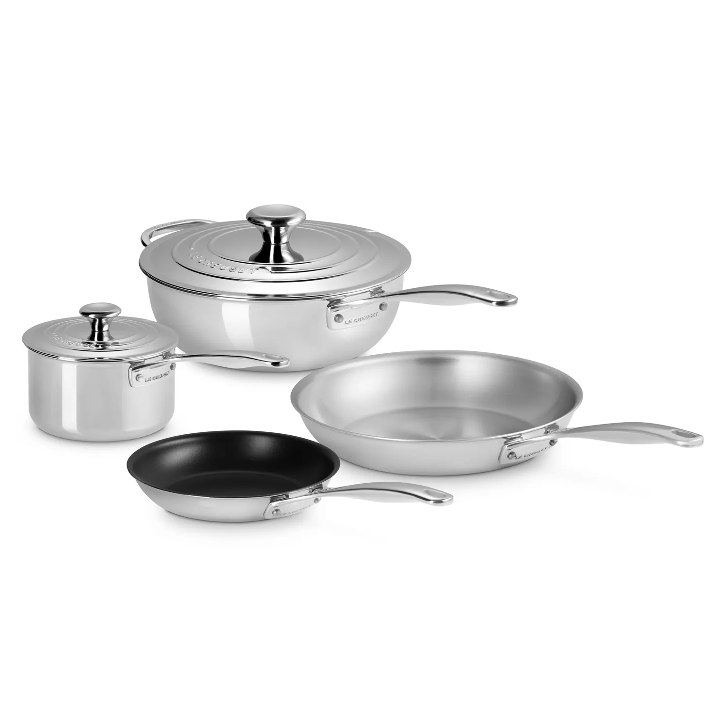Le Creuset Signature Stainless Steel 6-Piece Cookware Set