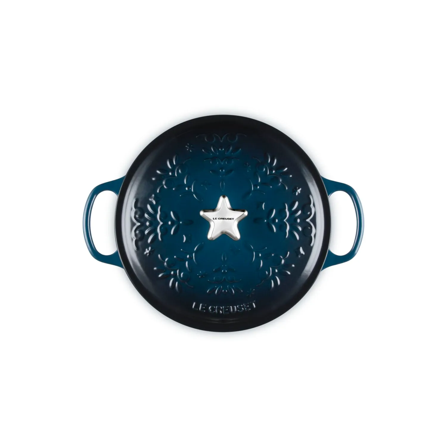 Le Creuset Noel Collection Signature 4.5-qt. Round Dutch Oven with Tree Embossed Lid