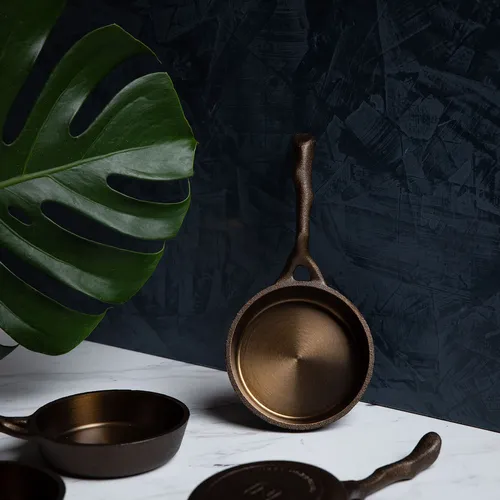 Nest Polished Cast Iron Egg Pan, 4.5"