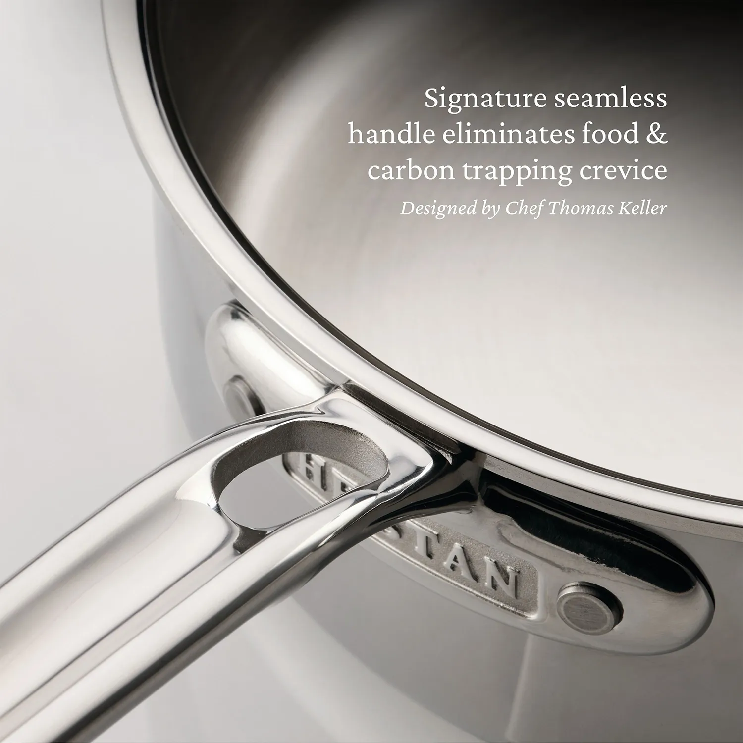 Hestan ProBond Luxe Stainless Steel Saucepan with Lid