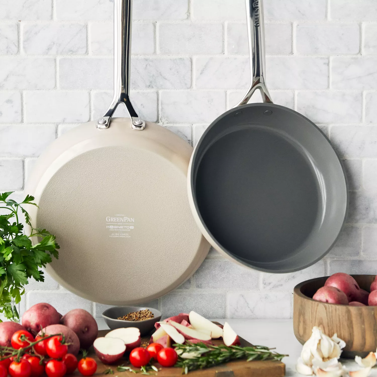 GreenPan GP5 Skillet Set, 9.5" & 11"