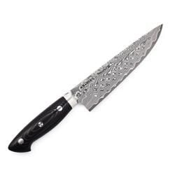 Bob Kramer Stainless Damascus Narrow Chef’s Knife by Zwilling J.A. Henckels, 8"
