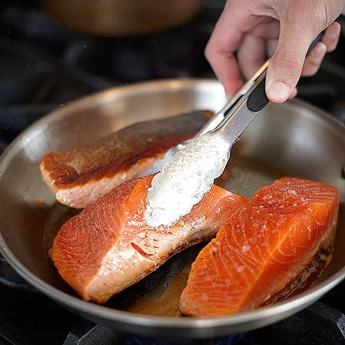 Guinness and Maple Glazed Salmon