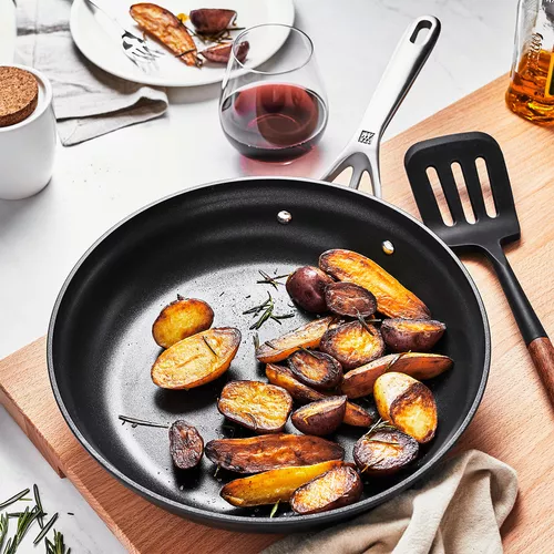 Zwilling Motion Hard-Anodized Aluminum Nonstick Skillets, Set of 3