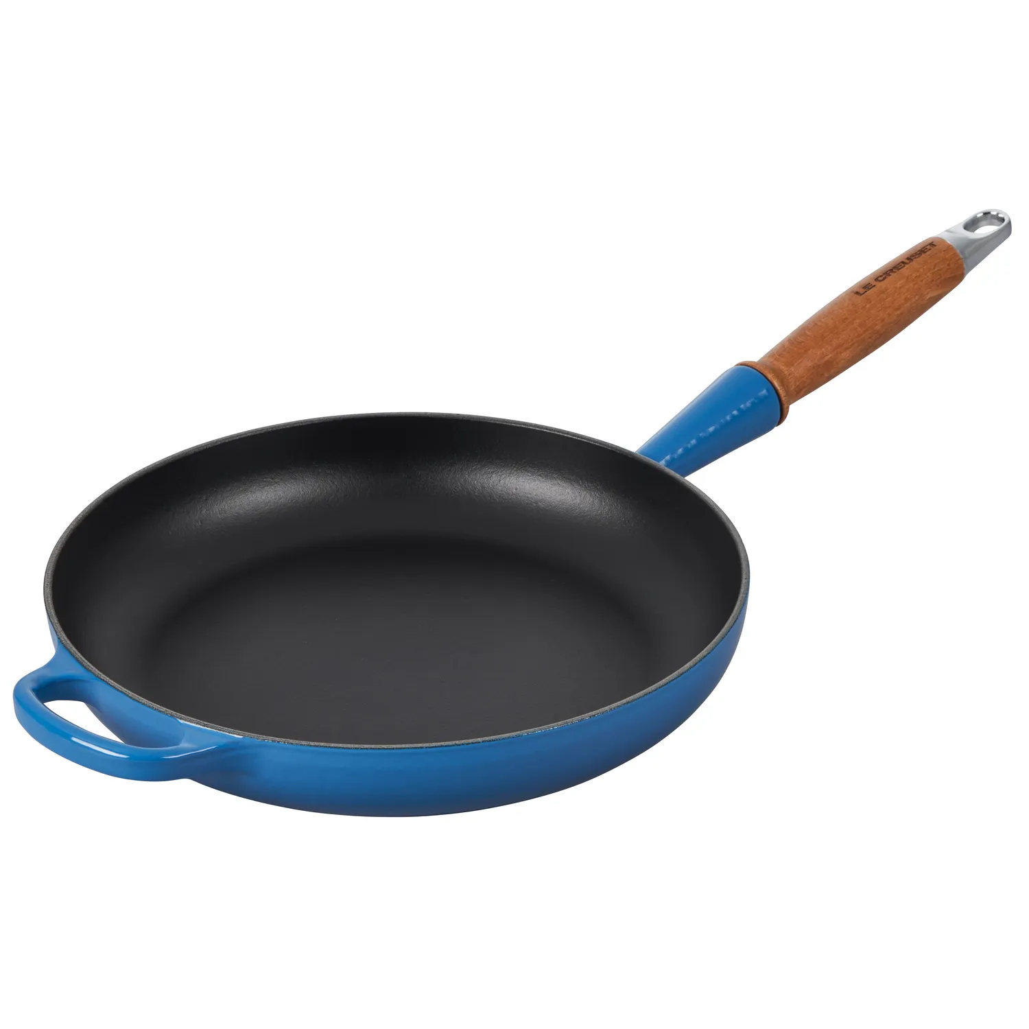 Le Creuset Enameled Cast Iron Alpine Wood Handled Skillet, 10.25"