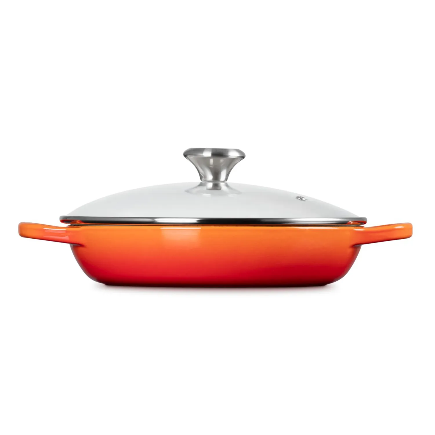 Le Creuset Signature Braiser with Glass Lid, 2.25 qt.