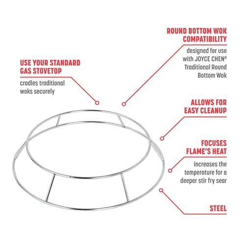 Joyce Chen Stainless Steel Wok Ring