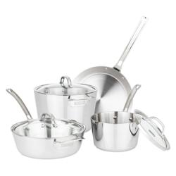 Viking Contemporary 7-Piece Stainless Steel Cookware set Love these pans but they