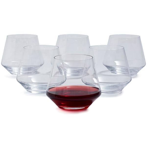 Schott Zwiesel Pure Stemless Red Wine Glasses
