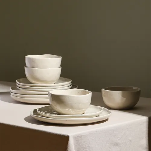 Stone Lain Mirella Stoneware 12-Piece Dinnerware Set