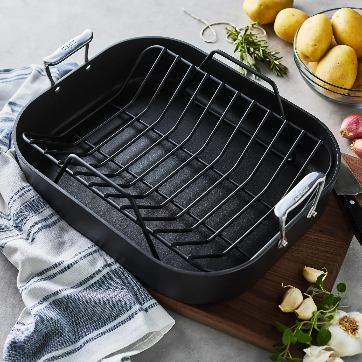 All-Clad HA1 Expert Nonstick Roaster w/ Rack