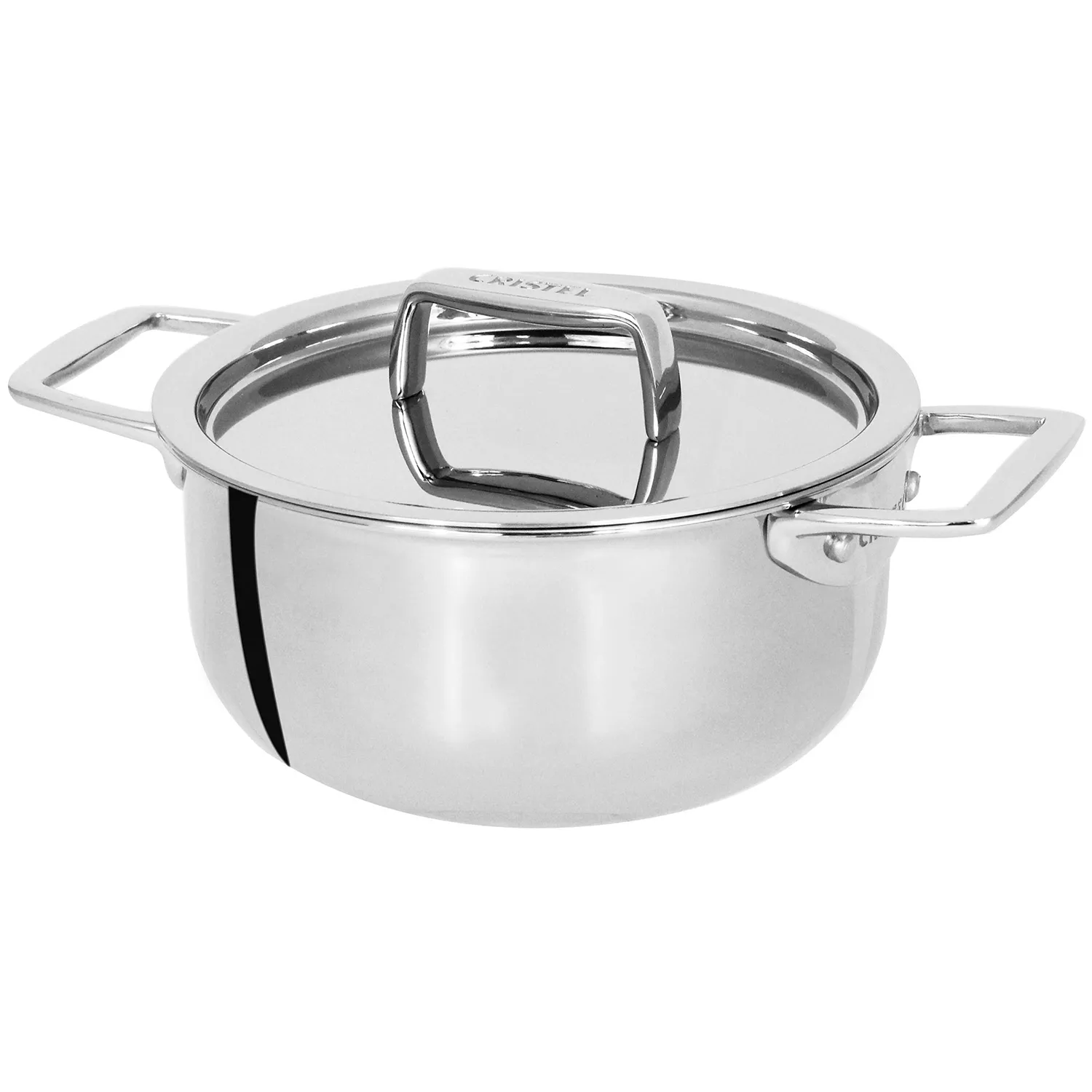 Cristel Castel'Pro 5-Ply Stewpots with Stainless Steel Lid