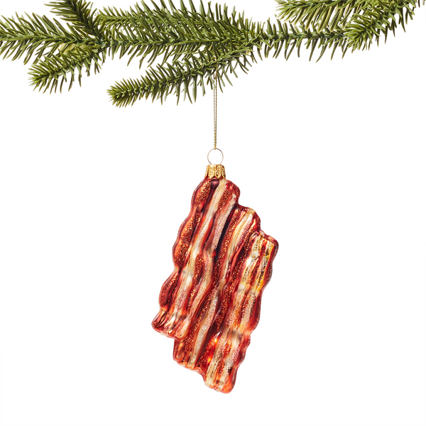 Bacon Glass Ornament 