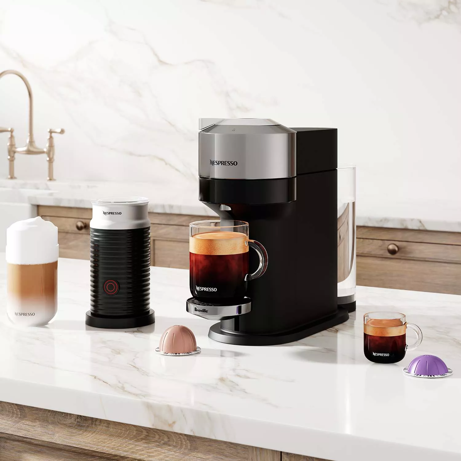 Nespresso Vertuo Next Deluxe Coffee and Espresso Maker by Breville