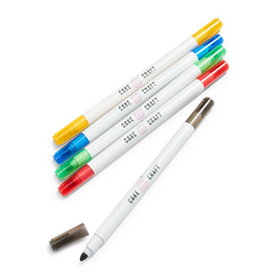 Cake Craft 5-Pack Edible Markers, Primary Colors