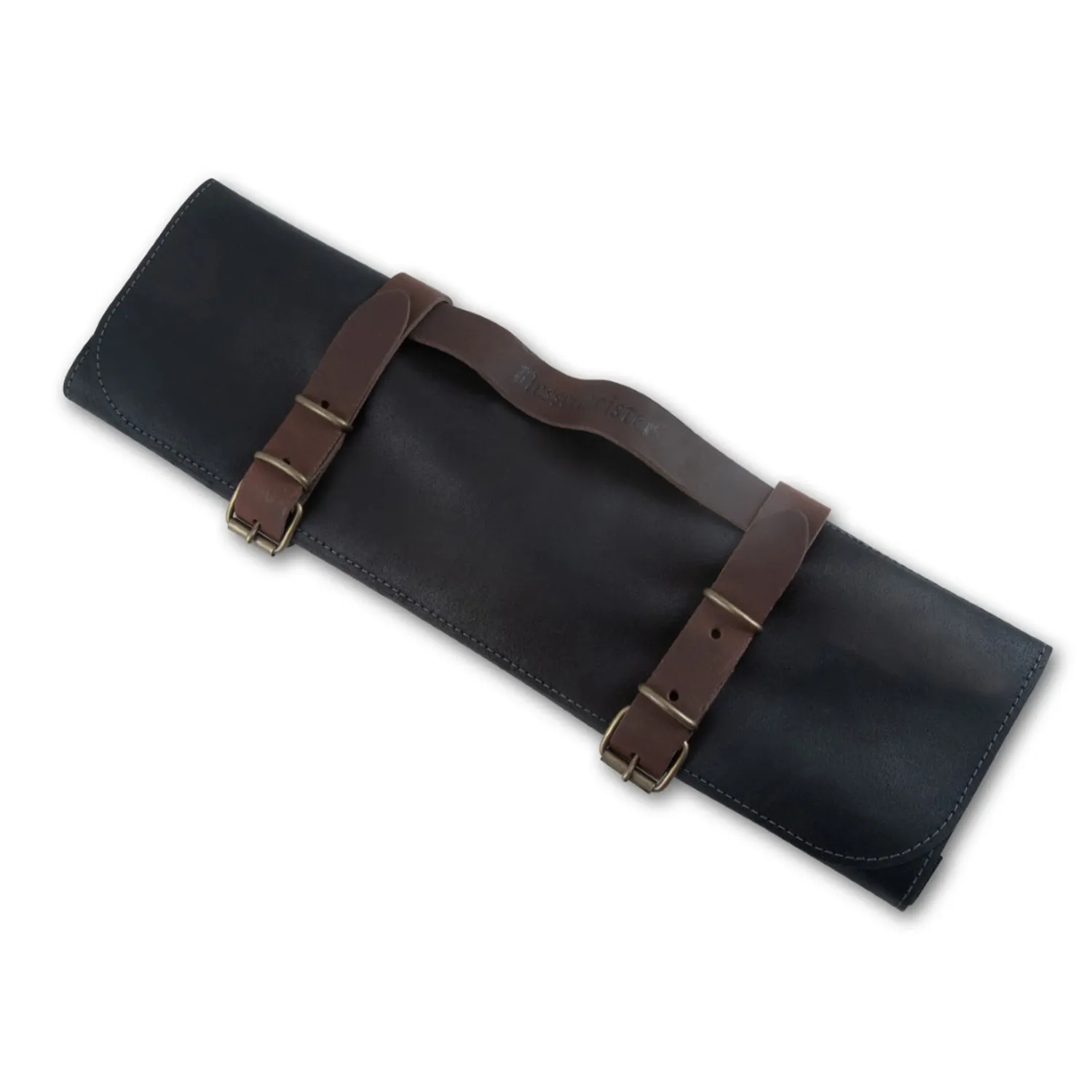 Messermeister 7-Pocket Vintage Leather Knife Roll