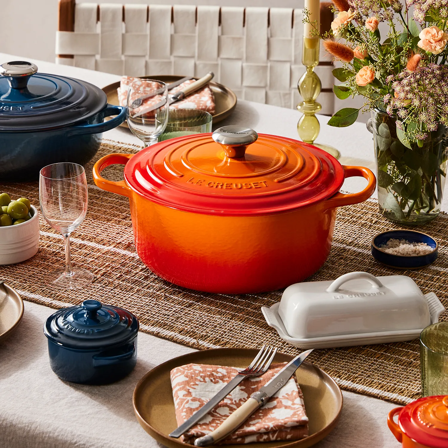 Le Creuset Heritage Butter Dish 