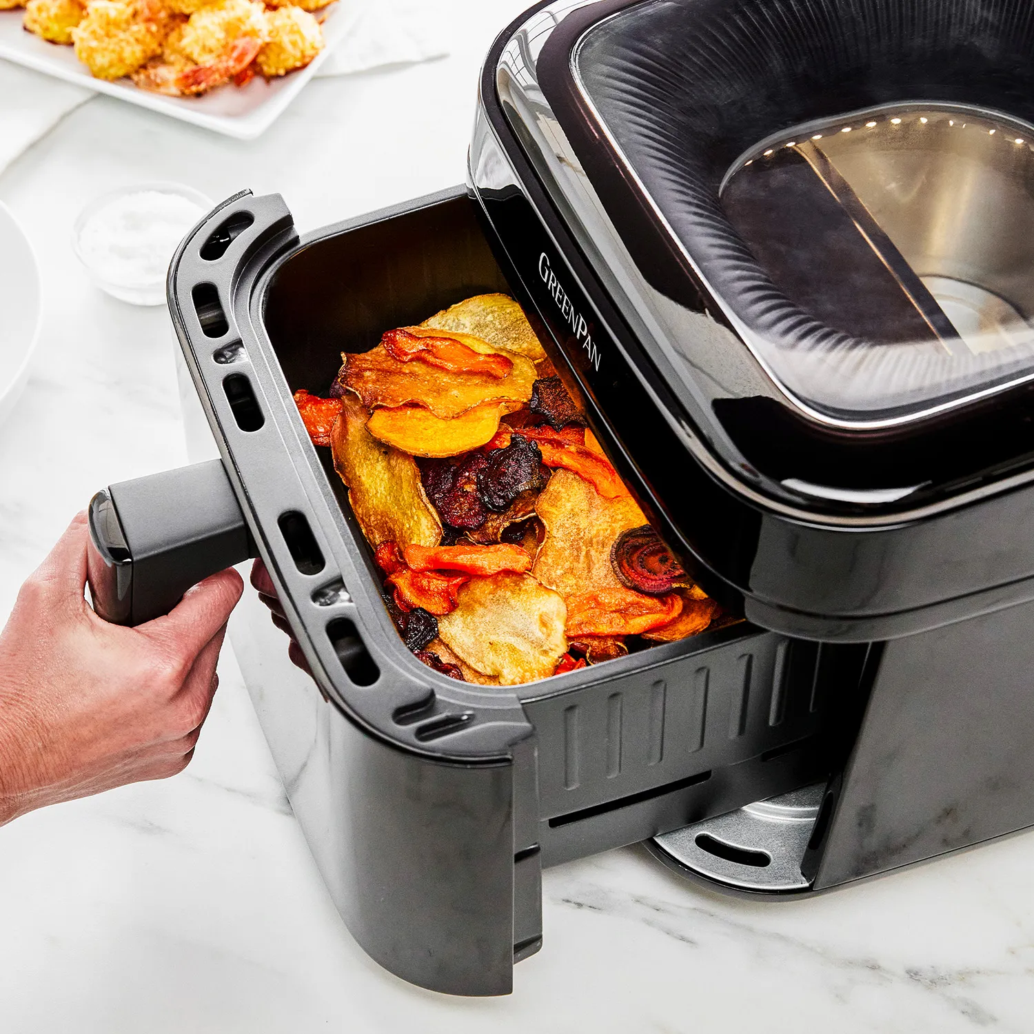 GreenPan Top View Cyclone Air Fryer, 7 qt.