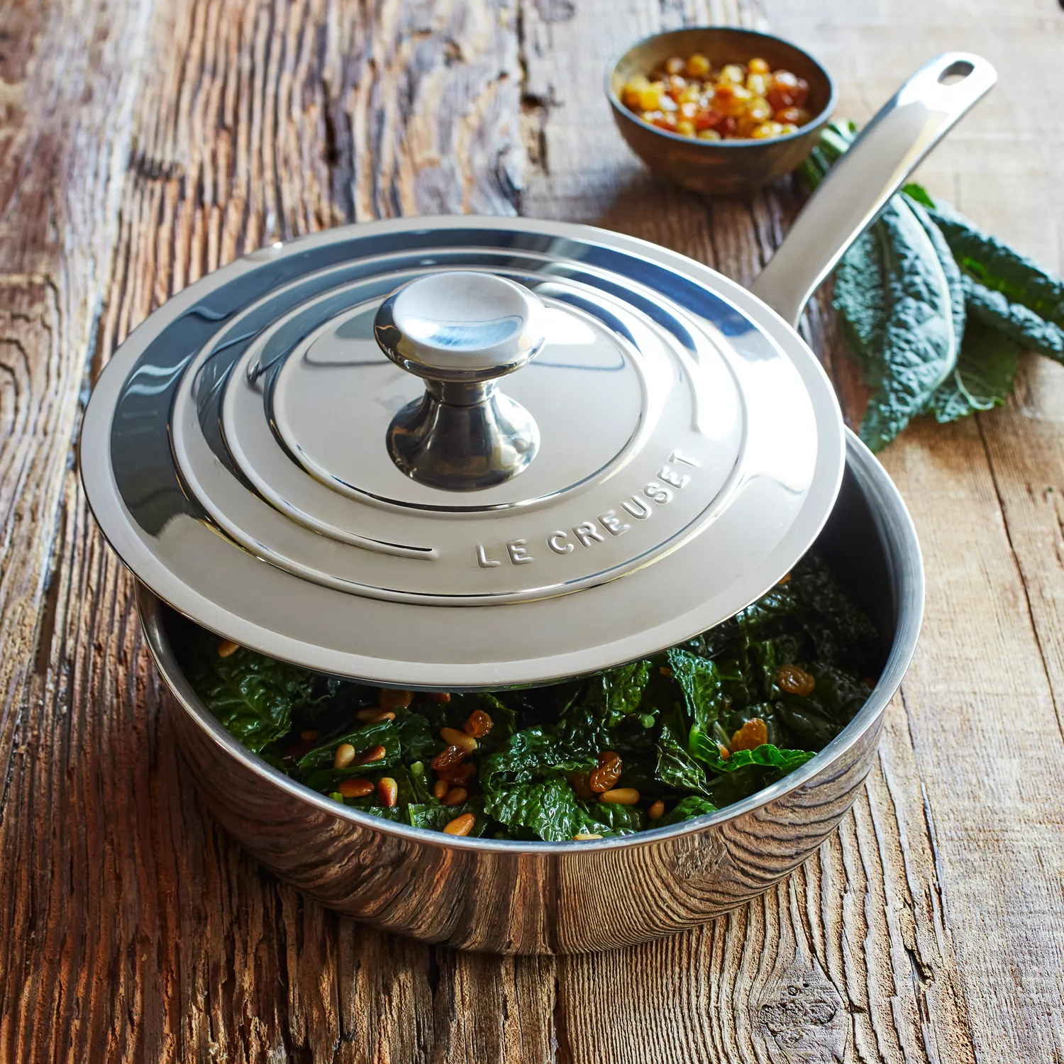 Le Creuset Stainless Steel Saut&#233; Pan