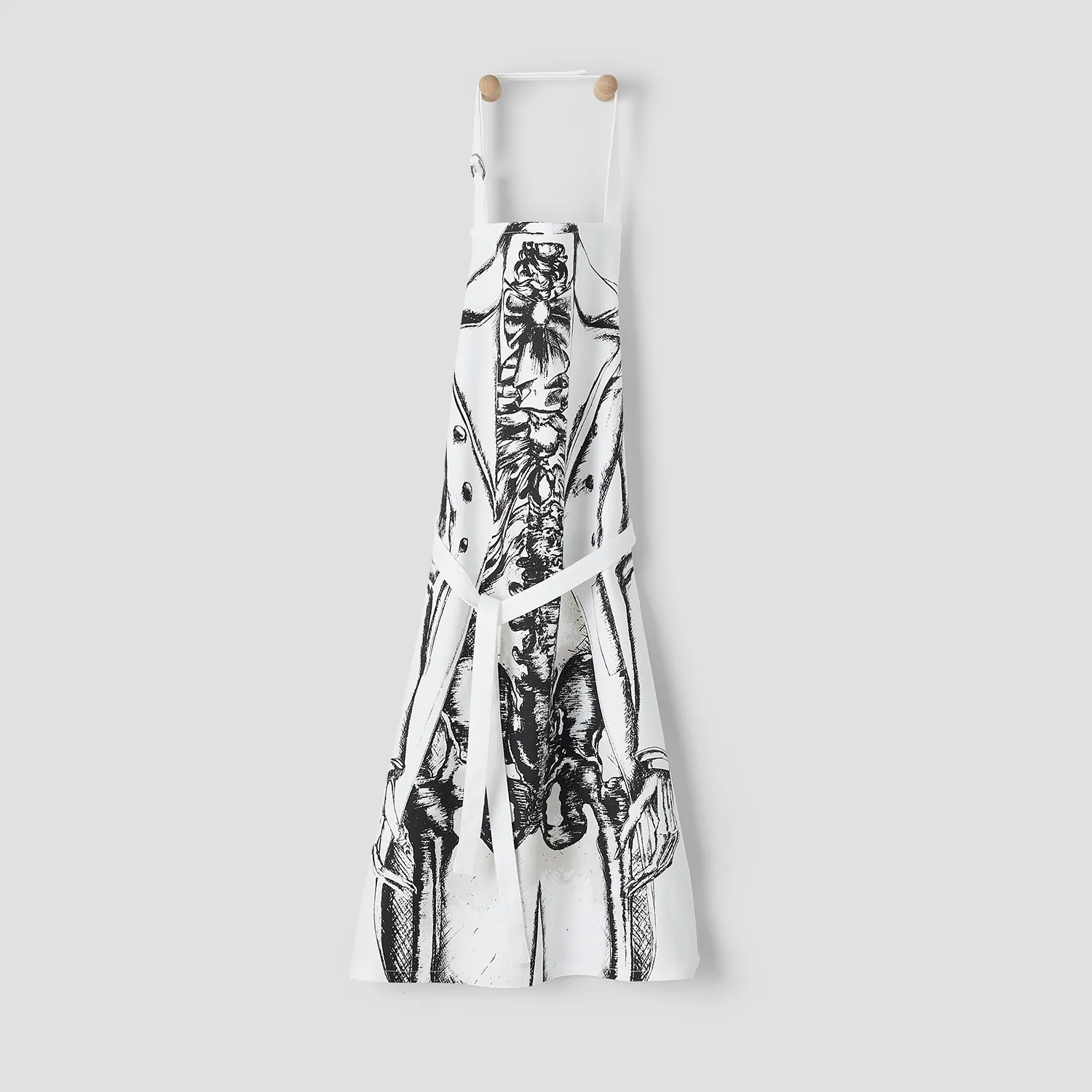 Sur la table Halloween Gala Skeleton Apron
