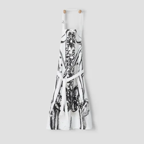 Sur la table Halloween Gala Skeleton Apron