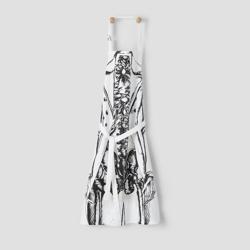 Sur la table Halloween Gala Skeleton Apron