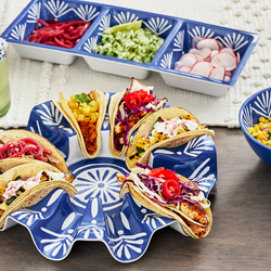 Sur La Table El Mar Outdoor Melamine Taco Serve Platter