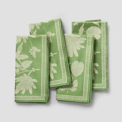 Sur la table Jacquard Floral Napkins, Set of 4