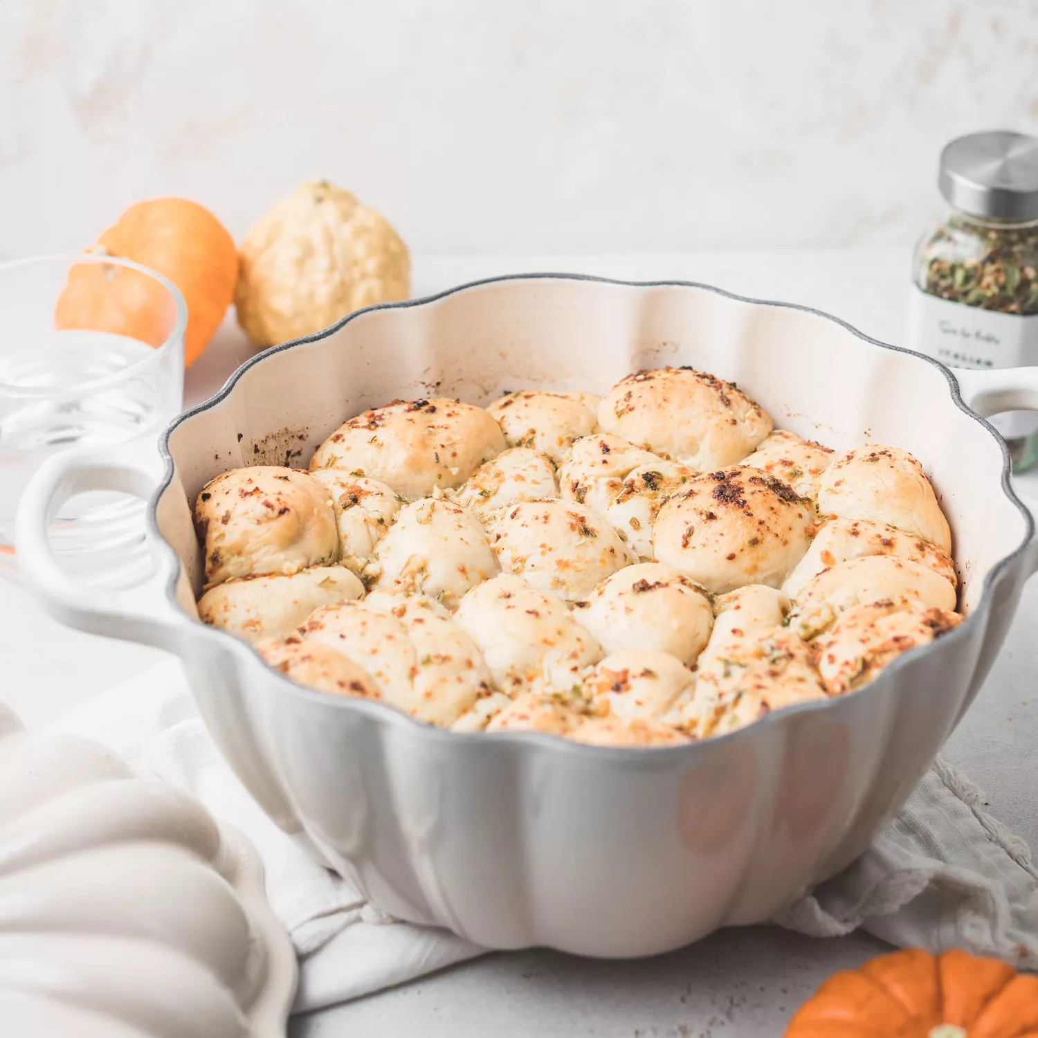 Garlic & Herb Dutch Oven Bread Recipe