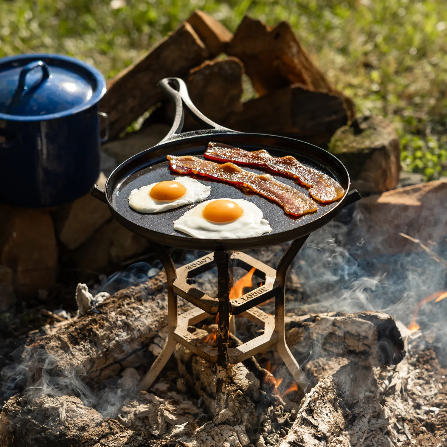 Lodge Blacklock Cast Iron Round Griddle, 11"