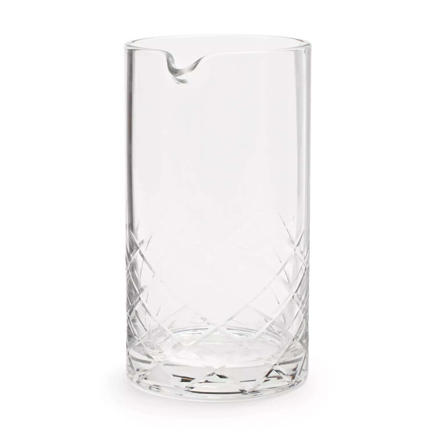Sur La Table Diamond-Cut Mixing Glass
